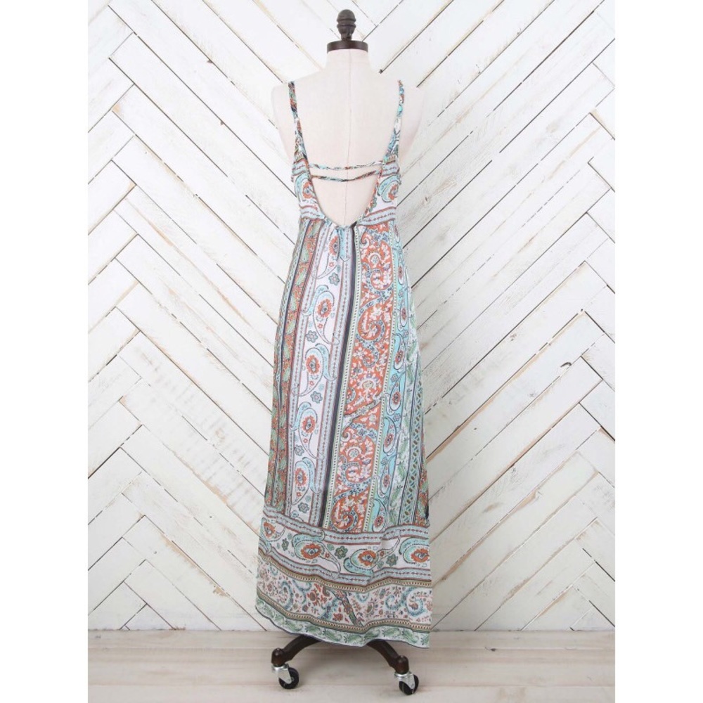 Altar’d State | Paisley Patchwork Maxi Dress - Picture 3 of 8